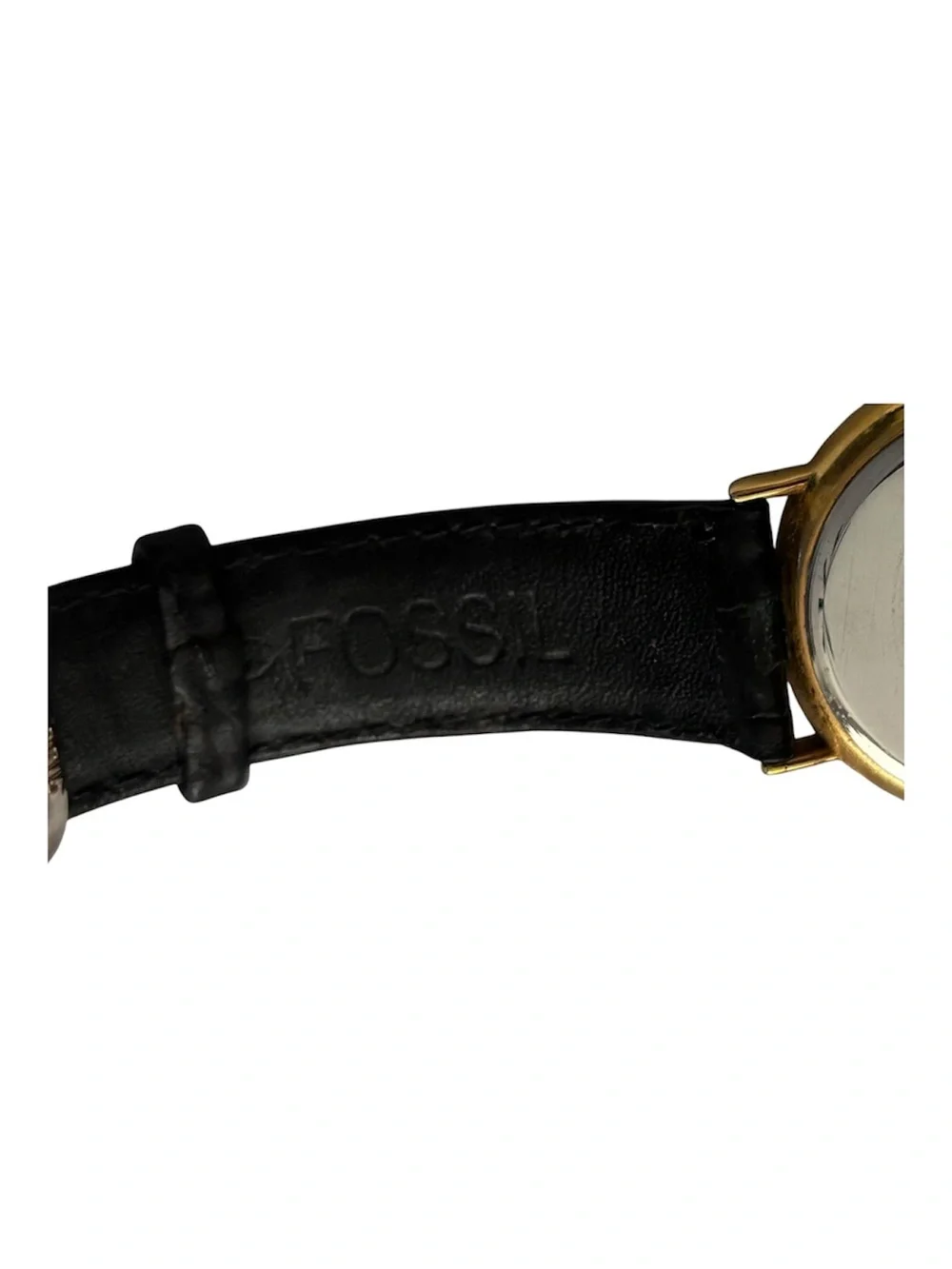 1992 Rare Vintage Fossil women’s Watch Mother of Pearl w/alligator Strap SC5493